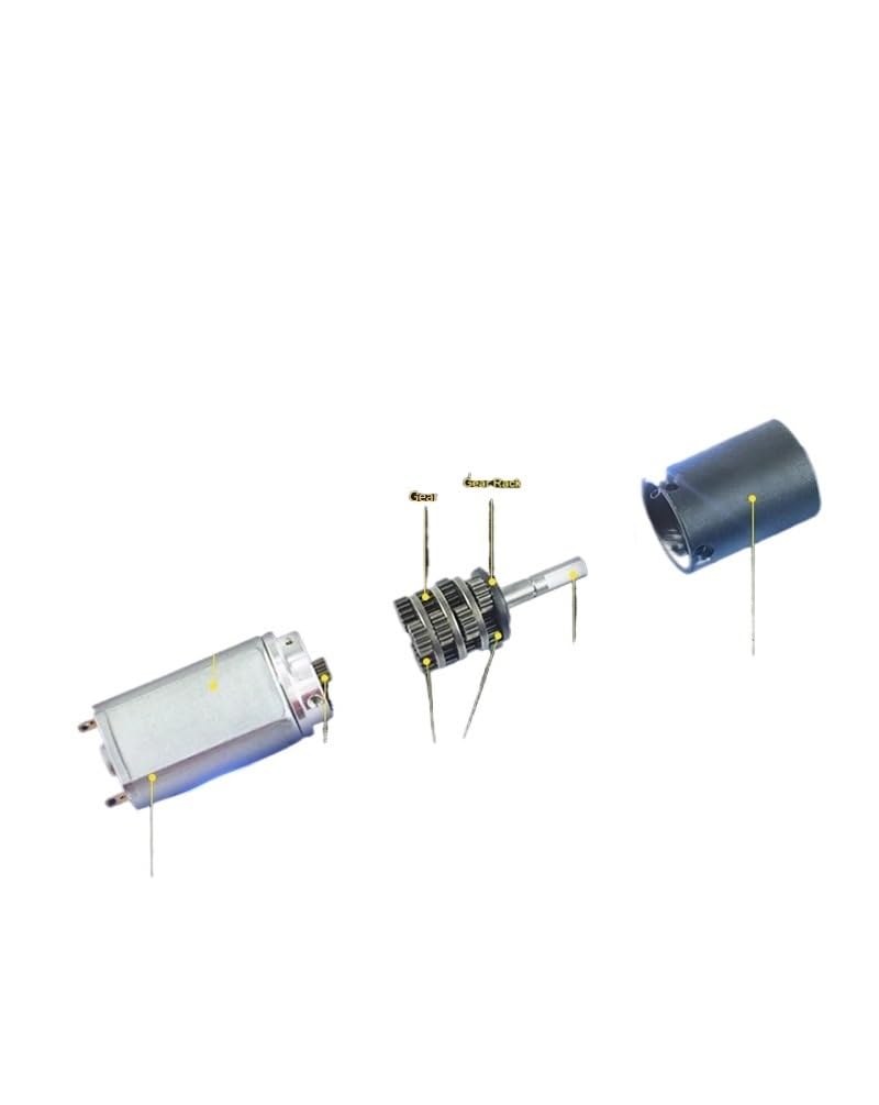Reductor de engranajes planetarios en CC de 20 mm, 130 V, 12 V y 24 V, motor pequeño de 11 a 2280 rpm, velocidad ajustable hacia adelante y hacia atrás(416rpm,24V)