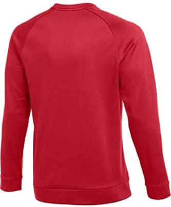 Nike MEN'S THERMA CREW (SCARLET/WHITE, Medium) - Image 2
