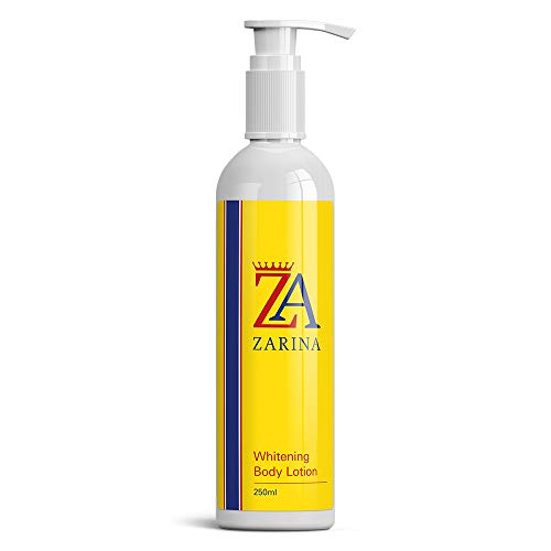 Lotion blanchissante Zarina pour unifier la peau mate et tachetée en sécurité