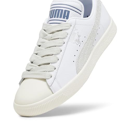 PUMA Lifestyle Clyde Q3 Rhuigi Baskets pour homme, blanc gris blanc, 42.5 EU
