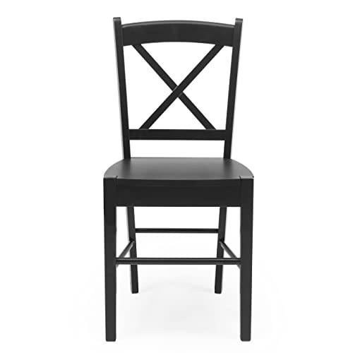 Homely Silla Golf, Silla De Comedor, Silla De Cocina, Diseño Clásico, Estructura De Madera, Respaldo Y Asiento De Mdf, De 40x44x85 Cm, Altura Del Asiento 45 Cm, Color Negro Homely Silla Golf, Silla De Comedor, Silla De Cocina, Diseño Clásico, Estructura De Madera, Respaldo Y Asiento De Mdf, De 40x44x85 Cm, Altura Del Asiento 45 Cm, Color Negro