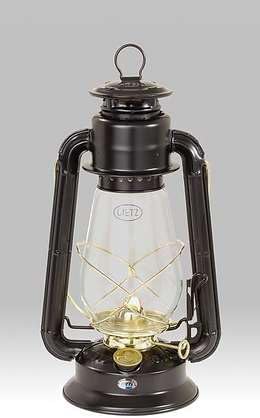 Dietz #20 Junior Oil Burning Lantern (Black with Gold)