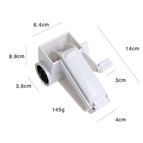 Rallador giratorio manual de acero inoxidable para quesos miniatura 4