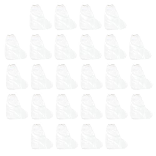 Surchaussures imperméables jetables pluie plastique pe anti-dérapant x50
