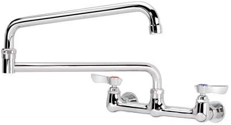 Krowne - 12-824L - 8 in Wall Mount Faucet w/ 4 in Double Jointed Spout