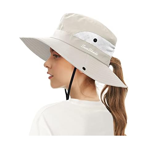 ECOMBOS Women's Wide Brim UV Protection Hat Cover