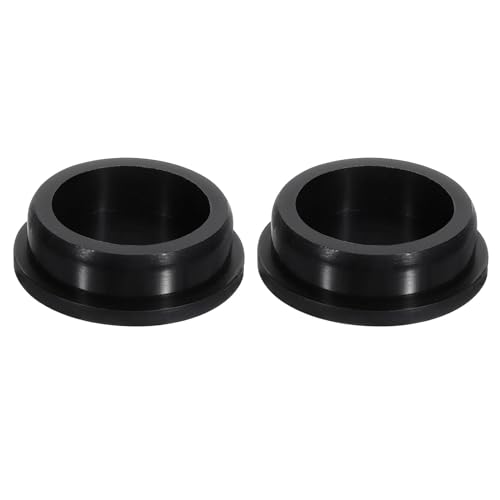 Image of uxcell 2 Pcs Black Plug Holes, Waterproof Rubber Button Plug for 47mm / 1.85 inch Hole