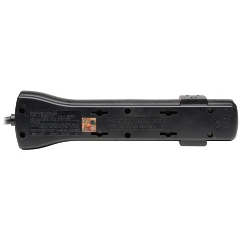 Tripp Lite Super7B 7 Outlet Surge Protector Power Strip, 7Ft Cord, Right Angle Plug, 2160 Joules, Black, & Dollar 75,000 Insurance #TOP3