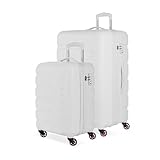 Picture of SwissGear 7366 Signature Hardside Expandable Luggage with Spinner Wheels, TSA Lock, Cup-Holder, White, 2-Piece Set (19/27)