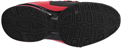 Image of PUMA mens Axelion Running Shoe, Black /High Risk Red, 13 Wide US