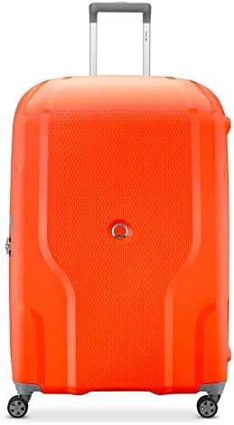 DELSEY PARIS - CLAVEL - Hardcase, Tangerine-coloured, extendable