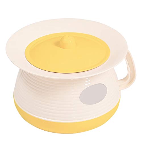 Preisvergleich Produktbild LSLMCS Kunststoff emaille Urinal Becken Kammer Topf abgedeckt Erwachsene urineimer tragbare Kinder töpfchen wc Kind Schwangere Frau Nacht verdickt mit Deckel bettpfanne weibliche Frauen Schlafzimmer