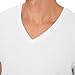 Hanes Ultimate Men's Undershirt T-Shirt Pack, 4-Pack, Ultimate Comfort Fit Stretch V-Neck Undershirt Value Multipack