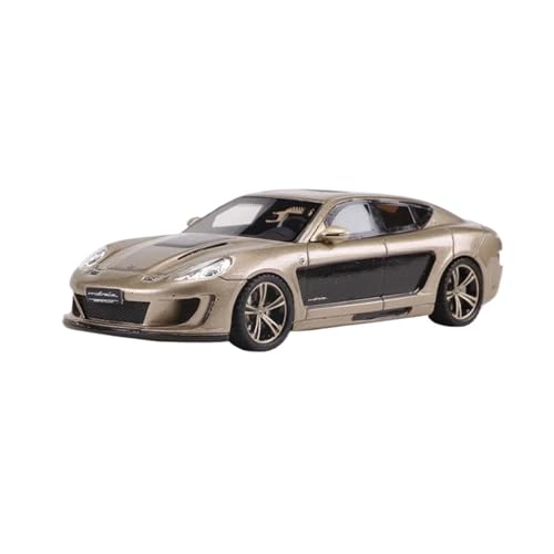 Modèle Gemballa Mistrale 1:64 en résine dorée pour décoration de bureau
