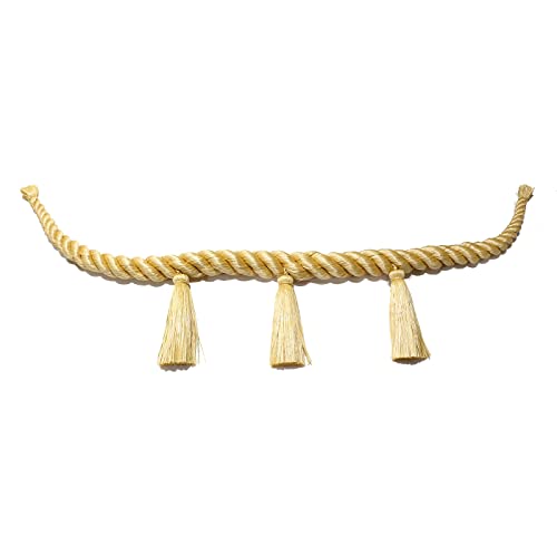 伊勢 - 宮忠 - しめ縄 合繊製 鼓胴型 7尺×径8cm 太房3本付