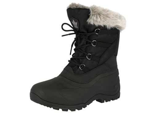 Lico Femme Merthe Bottes d'hiver de marche doublées de fourrure textile