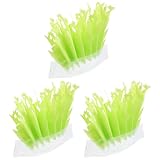 Mobestech Humidificador para Jaulas de Reptiles 3 Unidades Humidificador de Plantas de Imitación sin Electricidad Color Verde Claro Práctico para Terrarios y Mascotas Que Gatean en Casa