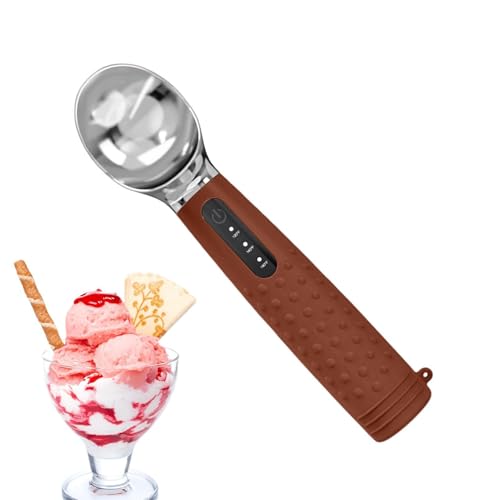 Ice Cream Scoops - Rechargeable Heating Dessert Server, 2600mAh Electric Scoop for Serving, Kitchen Supply Tool, Buffet Dessert 