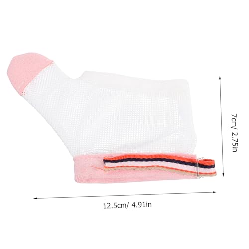 FRCOLOR 2 Pairs of Adjustable Baby Finger Sucking Stop Gloves Infant Thumb Protector Soft Cotton Anti-Sucking Mittens for Boys and Girls for Thumb Sucking Correction2