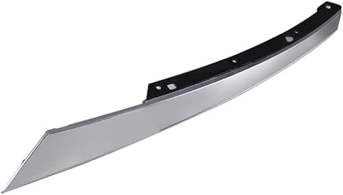 Miniatura 2 de CarPartsDepot, Extensión de parrilla delantera izquierda del lado del conductor, moldura cromada compatible con Honda Civic 2016-2018 4-Dr Sedan