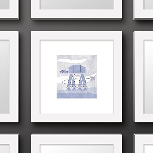 Poster Star Wars AT-AT encadre pour deco murale chic - 3