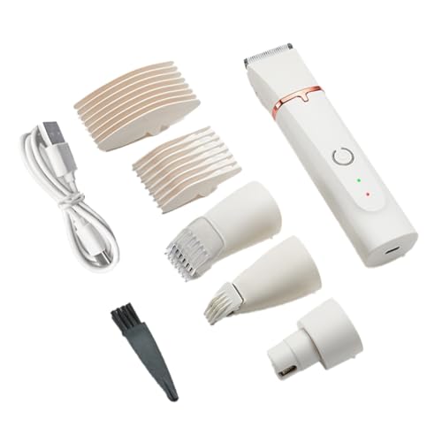 Suoumwa Cortadora de Pelo Eléctrica 4 en 1, Cortadora de Pelo para Mascotas, Cortadora de Uñas, Máquina Cortadora Profesional, Herramienta de Corte