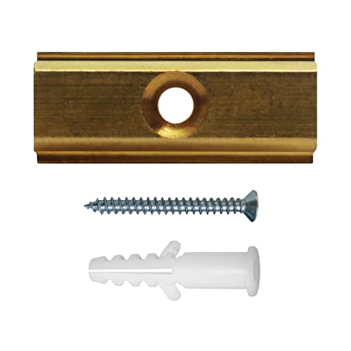 Image of TR100 Wall Track Connector - Connection Hardware for TR100 Wall Track Picture Hanging System - 1 Pack