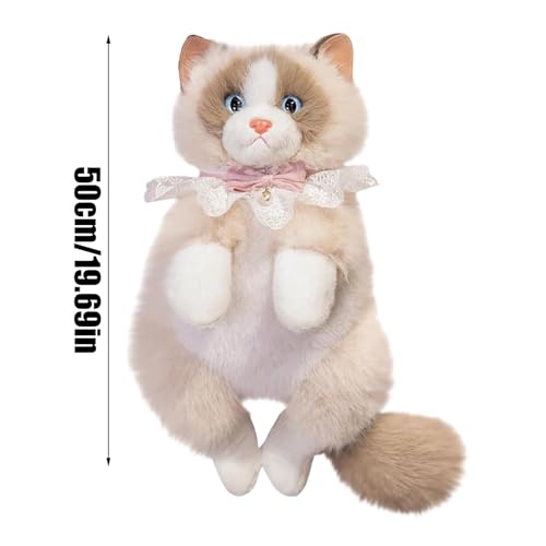 Sac à dos en peluche chat confortable contre le mal de dos - 6