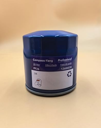 Compass-Yang Diesel 6.6L Duramax Oil Filter 2020-2024 Replaces ACDelco PF26, GM 12684038, Wix WL10454, Doc's Diesel D11878, Baldwin B40150 (1pcs)