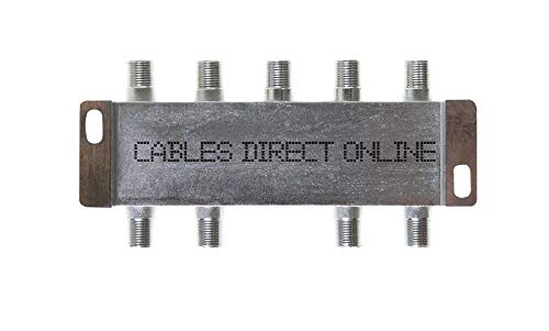 6 Way Bi-Directional 5-2300 Mhz Coaxial Antenna Splitter For Rg6 Rg59 Coax Cable Satellite Hdtv (6 Ports) #TOP2