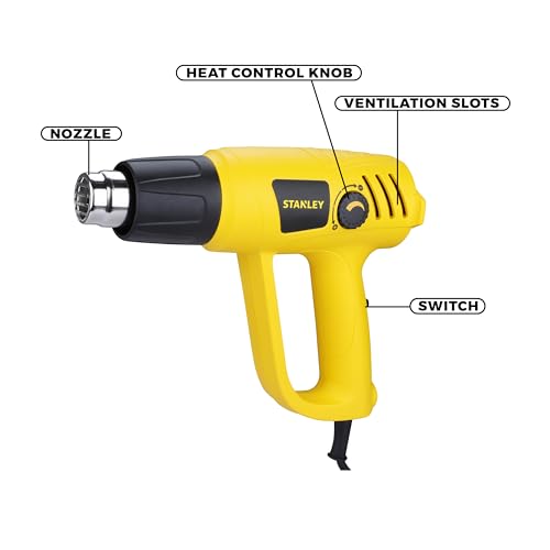 STANLEY STXH2000 2000W Heat Gun (Yellow) - Image 4