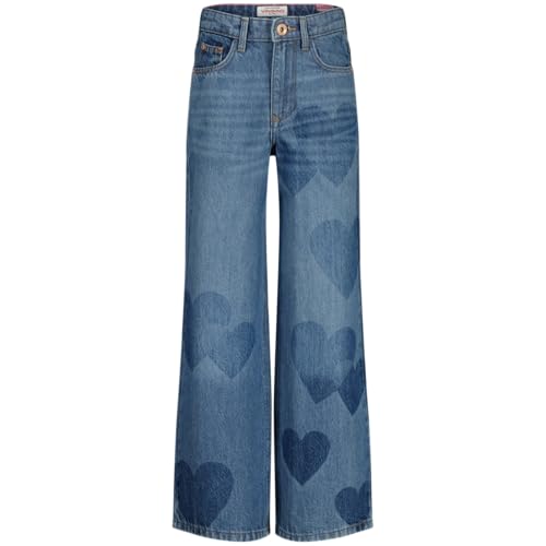 Jeans para niñas de corazones Vingino Cassie, ropa vaquera de moda infantil actual