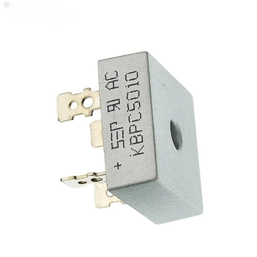 Diodo rectificador de potencia KBPC5010 50A 1000V pack de 2 para rendimiento eléctrico estable 3
