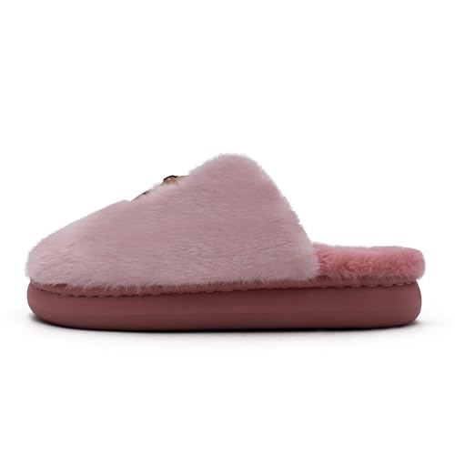 Image of VRITRAZ Women's Comfort Slip On Closed Toe Warm Winter with Cute Design print House Clog Indoor Slipper