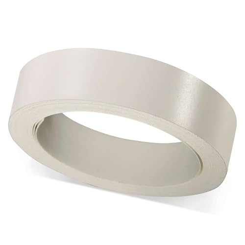 ben+camilla.com Selbstklebender Kantenumleimer | Weiß 19 mm x 5 m Rolle (matt glatt) | Kantenschutz zum Überkleben - wie Klebeband OHNE Bügeln | Premium Qualität für professionelle Ergebnisse