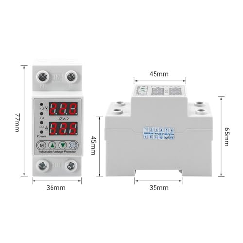 Relais de protection sous-tension et surtension Rail DIN 100A