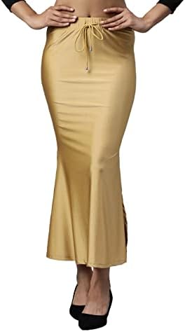 TWIN BIRDS Silky Soft Stretchable Nylon Elastane/Shimmer Fabric Saree Shaper/Shapewear/Saree Silhouette for Women