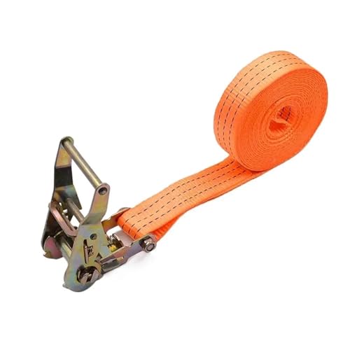 Correa de trinquete 38mm x 10m con garras de coche para amarre de carga y banda de ajuste