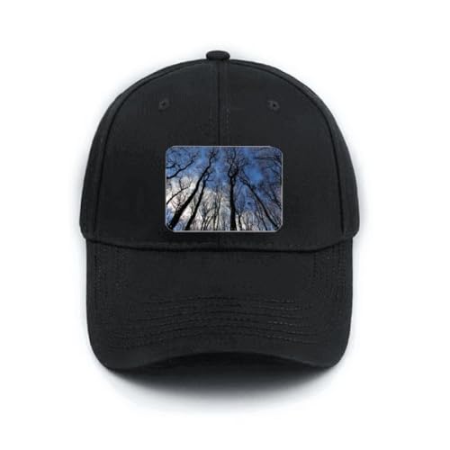 Casquette de baseball noire réglable pour se protéger du soleil