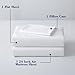 Air Mattress Sheet Set for 16-24 Inch Air Beds Twin Size,Deep Pocket Fitted Sheet with Inflation Opening,Soft & Breathable, for Guests, Camping, RVs, Includes Pillowcase Flat Sheet Fitted Sheet,White