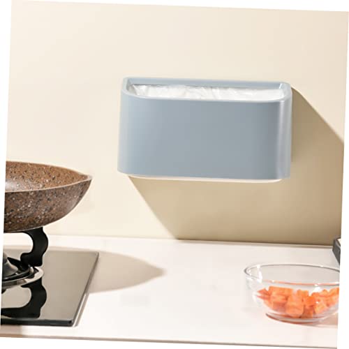 Papelera para colgar en pared para cocina y baño blanca miniatura 5
