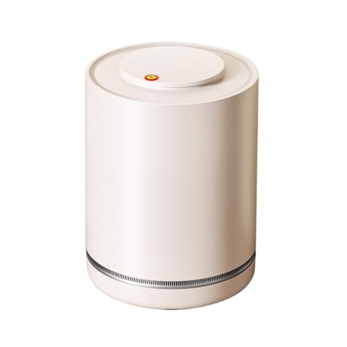 Caneca de basura redonda con tapa para hogar