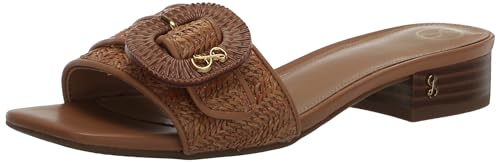 Sam & Libby Kandie Heeled Sandal Light Cuoio Brown 8.5 Medium