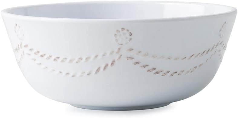Juliska Berry & Thread Melamine Cereal/Ice Cream Bowl - Whitewash