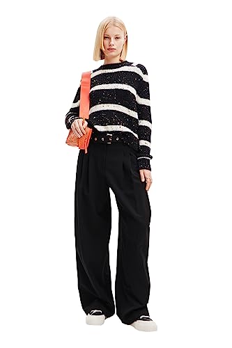 Image of Desigual Women's Woman Flat Knit Thick Gauge Pullover