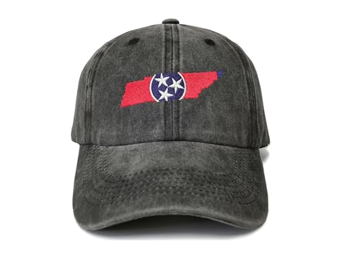 Shenbors Embroidered Tennesse State Flag Dad Hat Gifts for Women Men