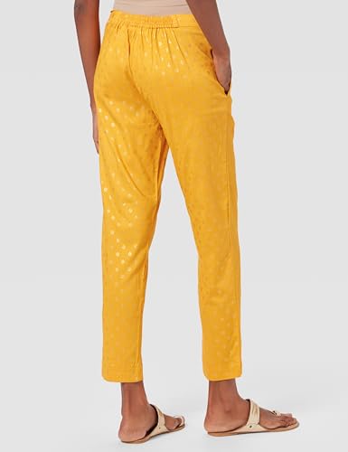 Image of BIBA Women Viscose Regular Printed Pants