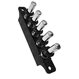 Stineng MQ165 - Interruttore a pulsante per cappa aspirante, 3 blocchi, 1 reset, 1 blocco, 5 pulsanti, AC 250 V, 4 A