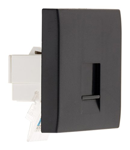 Zenitech Prise téléphone RJ45 - Moteur Seul - Noir - Simplea