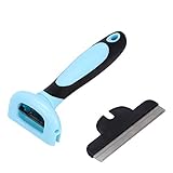 Herramienta de deshedding Peine para Quitar el Cabello Cepillo de Aseo para Mascotas, Cepillo para el Cabello, Peine para depilación de Mascotas, para Gatos Perros Peines de Piel(L)